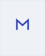 Blue M letter mark on a light background, standing in for my photo until I add one.